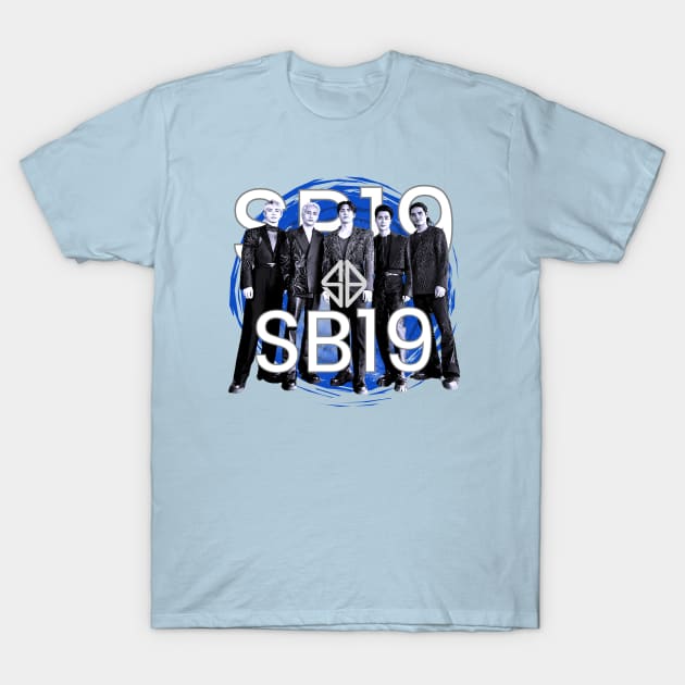 SB19_Round Fest_Indo (Blue) T-Shirt by RedInkLab